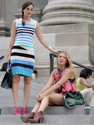 More pics from the set of Gossip Girl