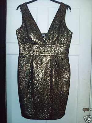 My latest buy: Asos gold dress on Ebay