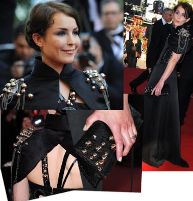 Cool shoulders on Noomi Rapace
