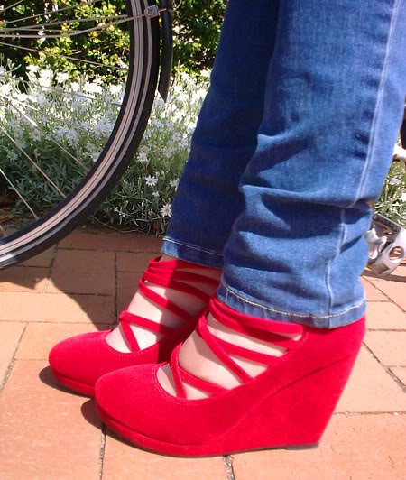 Today in red wedges