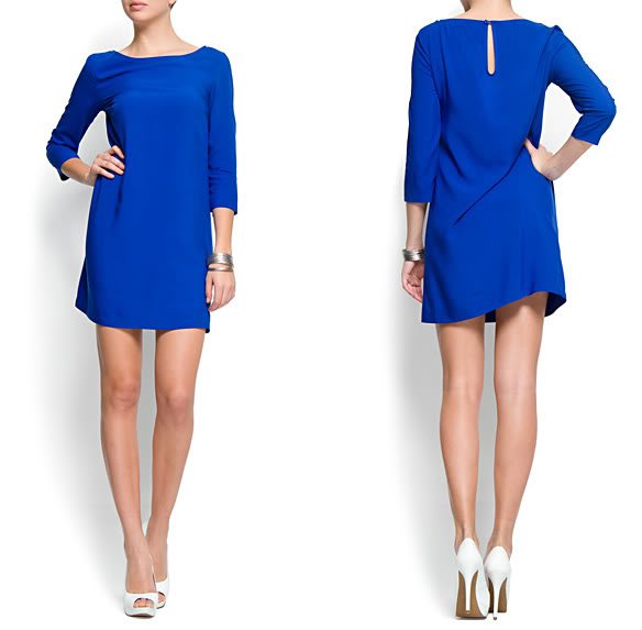 Køb: Blå Mango kjole