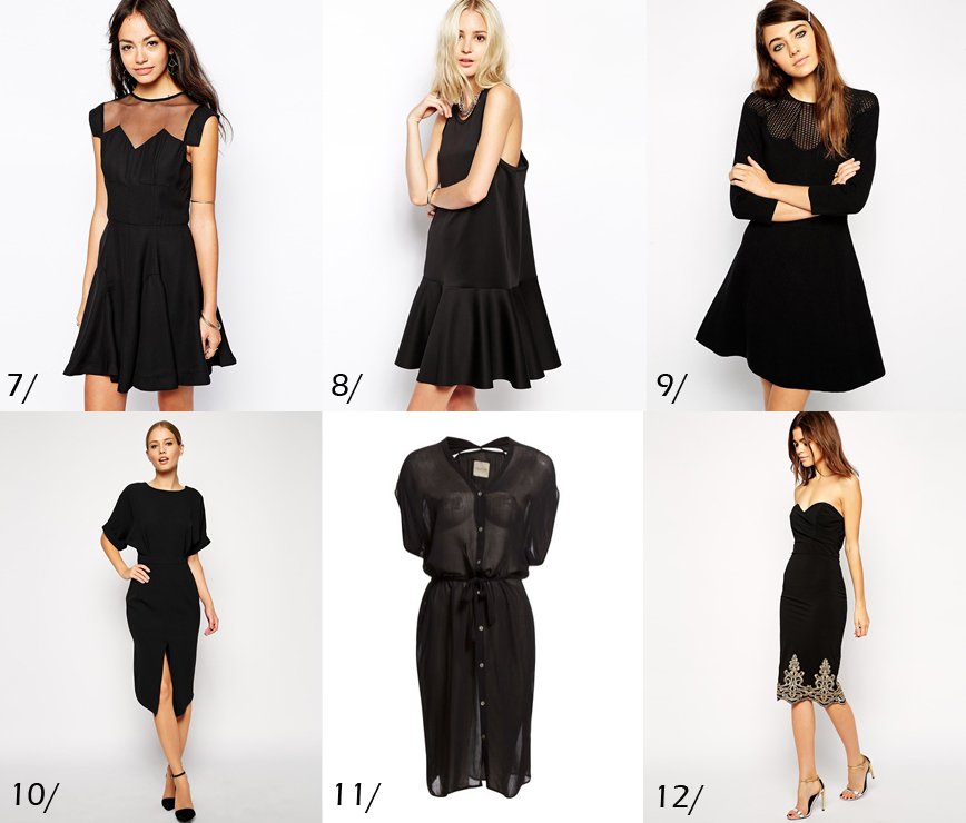 Smukke sorte kjoler