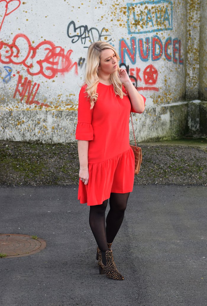 Outfit of the day #435: rød kjole fra Y.A.S. | ASOS | Miss Jeanett