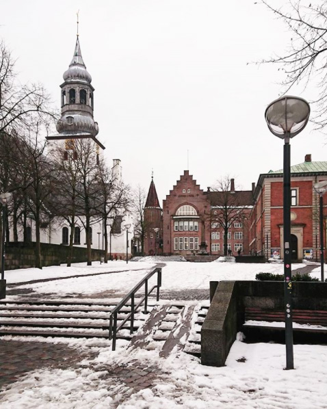 Aalborg i snevejr
