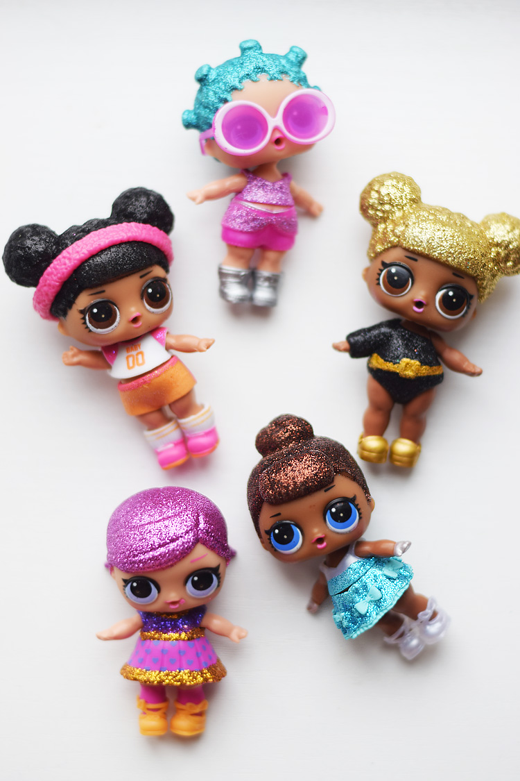 L.O.L. Surprise dolls glitter series