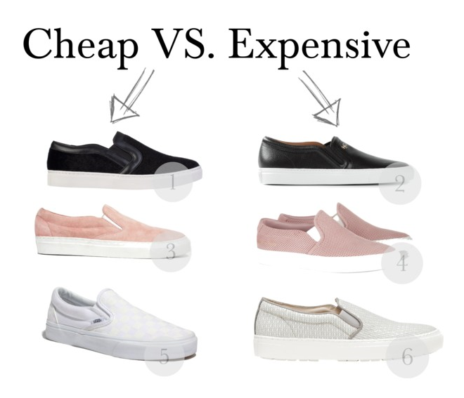 Cheap vs. expensive