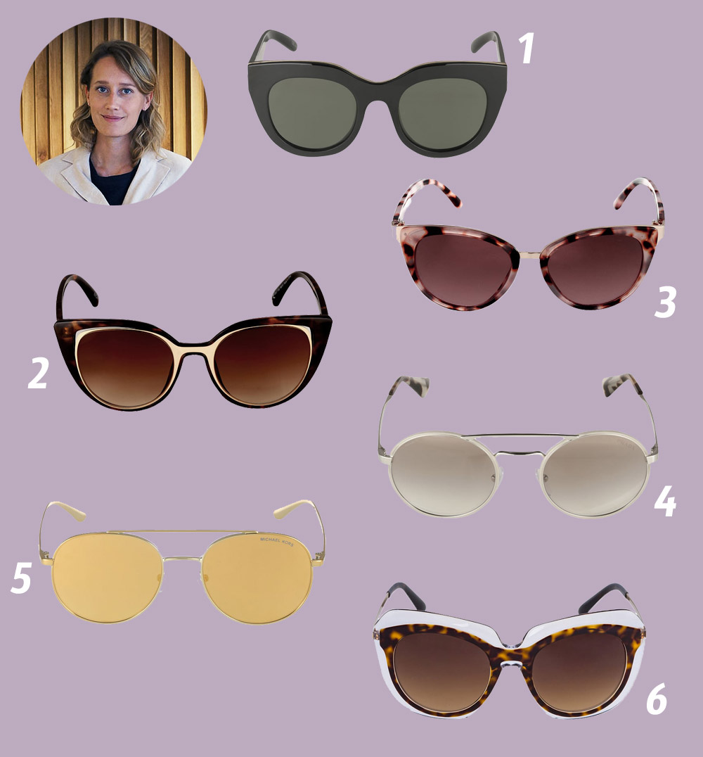 Find solbriller, der passer til din ansigtsform | Inspiration | Sidsel &  Lasse