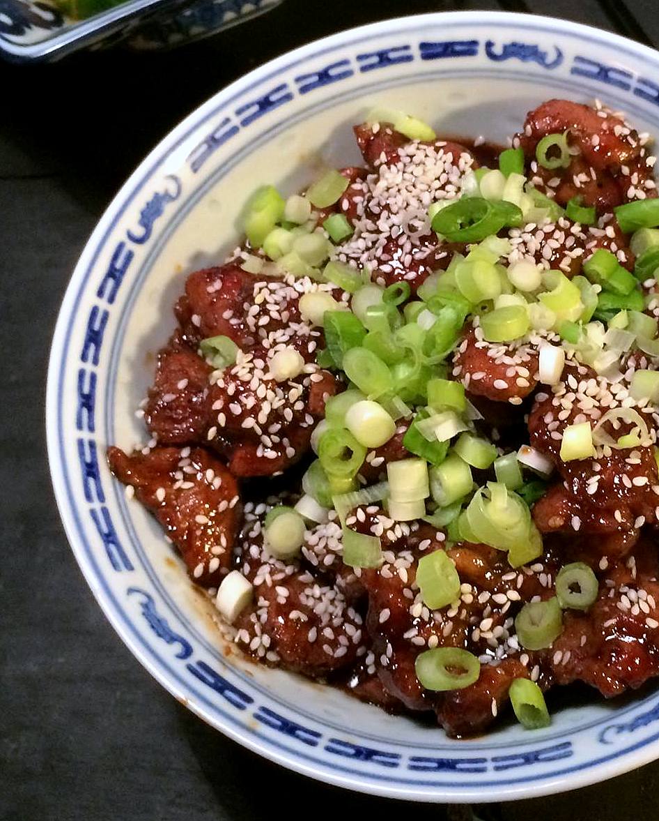 Kinesisk inspireret svinemørbrad med ris og syrlig agurke/gulerod-salat |  Kinesisk | Persilles blog
