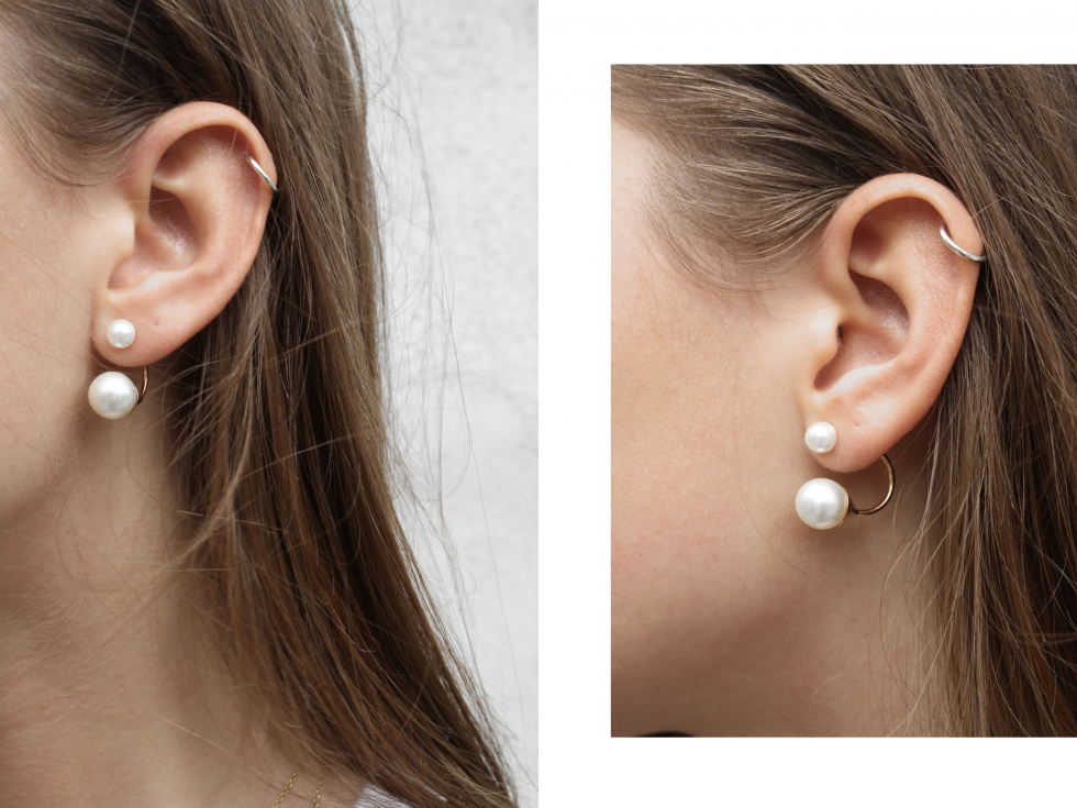 PEARL EARRINGS IN ACTION | shopping | Cecilie