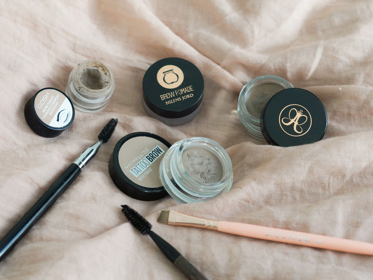 leje Sow Integration Test af brow pomades | Makeup | Camilla Nørgaard