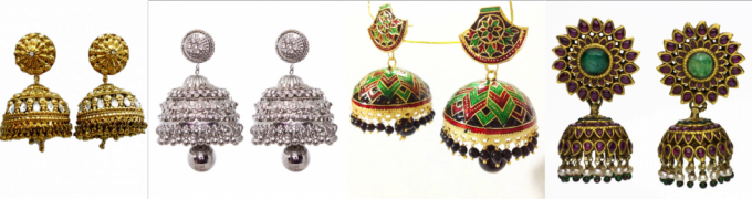 Earrings - Jhumka style