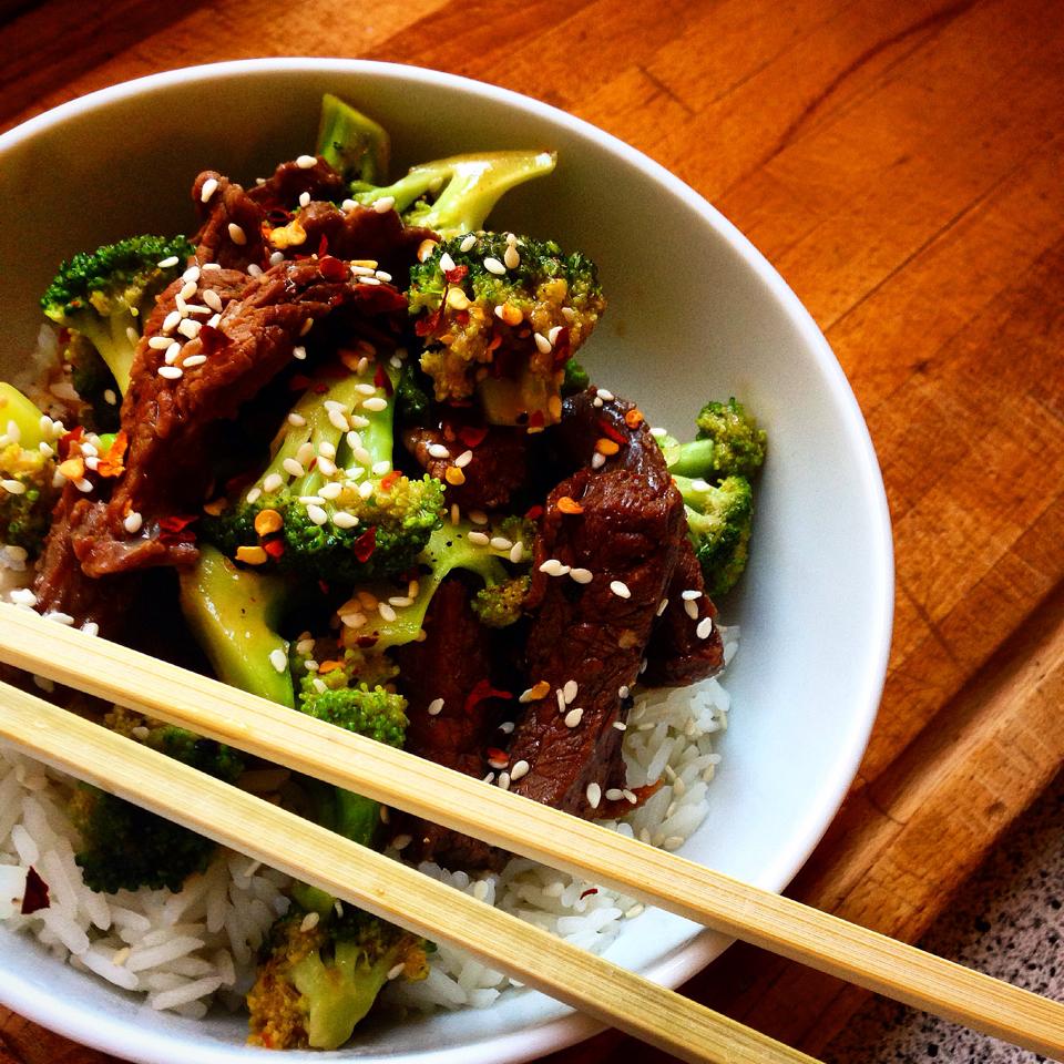 Okse strimler og broccoli wok. | Hele bunken. | HungryDenmark