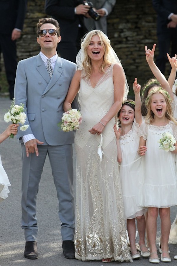 Célèbres Robe de mariée pour célébrité Kate Moss