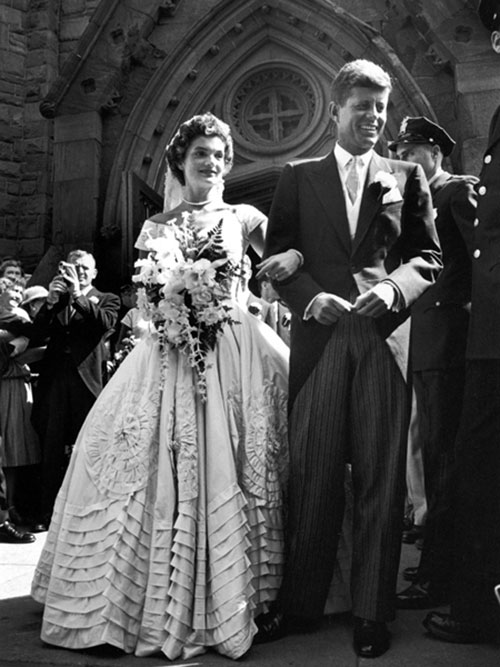 Robe de mariée de célébrités Jacqueline Kennedy