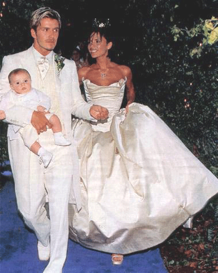 mariage David Beckham & Victoria Adams