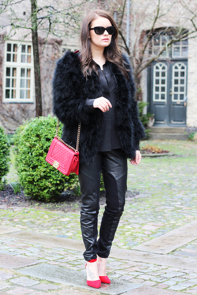 fordomme Vanærende Ru LEATHER PANTS | OUTFIT | Sofies Closet