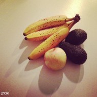 Banan, æble og avokado: Tre af mindstens yndlings-mellemmåltid