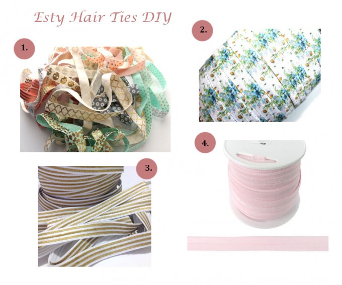 Etsy hair tie DIY