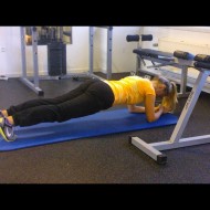 skoliose + træning + planken