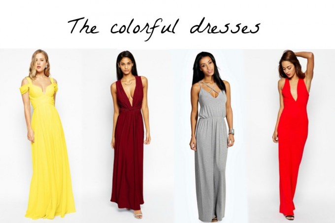 the colorful dresses