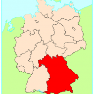 Delstaten Bayern er areal- og befolkningsmæssigt større end Danmark!