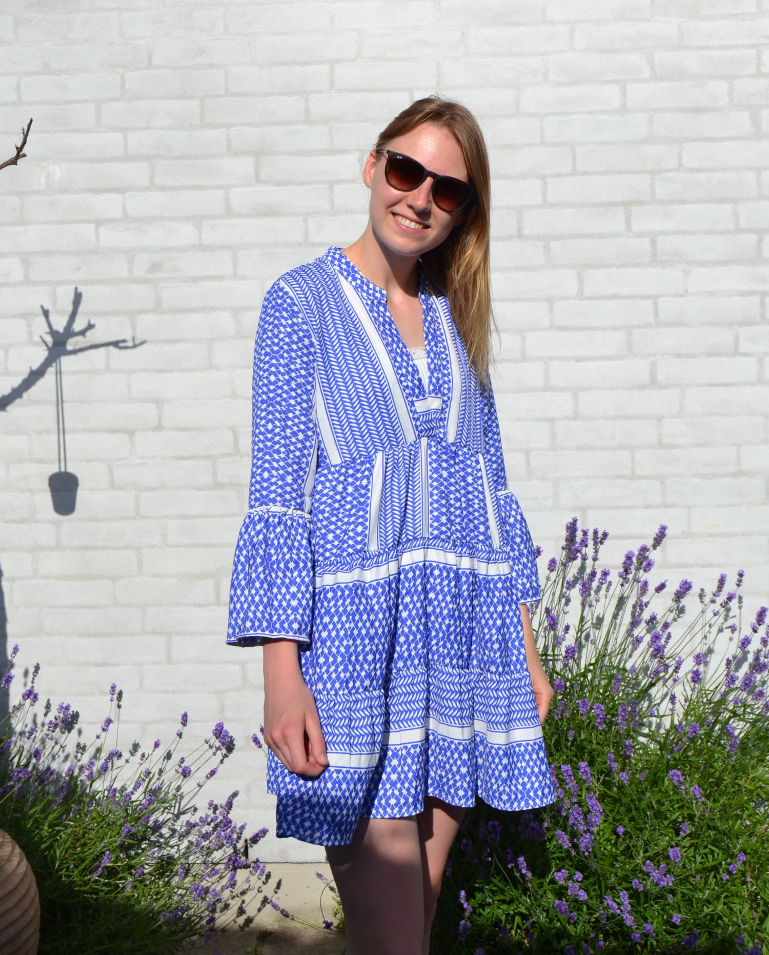 Outfit #103 – Den blå Athena kjole | Mode | Simone Damsfeld