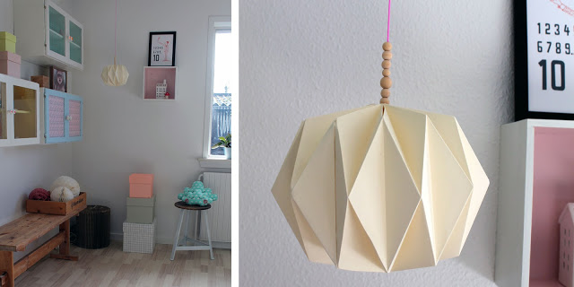Origami papirs lampe DIY | Bolig-Indretning | denkreativesky