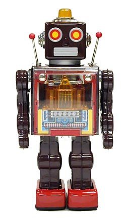 Metal-House-Piston-Robot